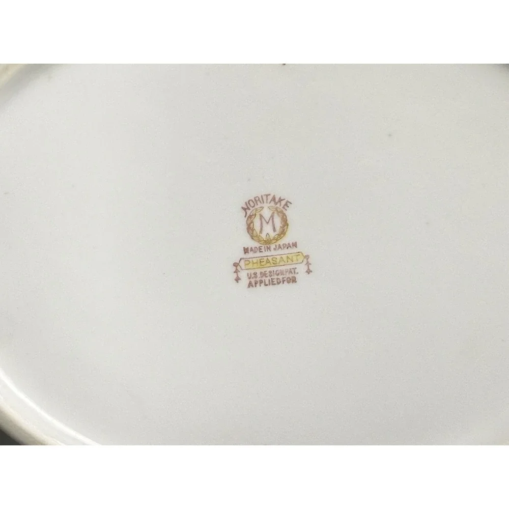 Antique 20s/30s Noritake Floral Pheasant 11